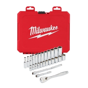 Zestaw nasadek 1/4" 28 cz. MILWAUKEE