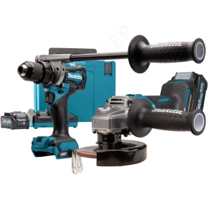 MAKITA DK0 124G 201 - ZESTAW COMBO ( SZLIFIERKA KĄTOWA + WIERTARKO-WKRĘTARKA)