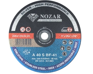 Tarcza do cięcia Inox SF (10szt) 125x1,2 NOZAR 