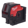 Laser zielony krzyżowy liniowo-punktowy Milwaukee M12 CLLP-0C (4933478101)3