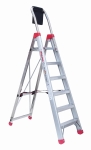 Drabina składana z 6 stopniami Faraone LADY 6 (wysokość robocza 3.31m)