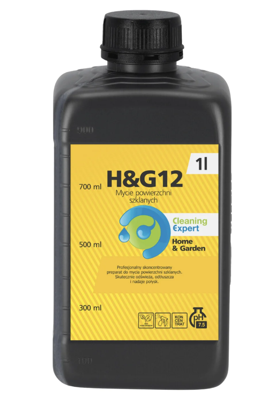 H&G12 Mycie wodoodpornych powierzchni, szyb i luster- 1L